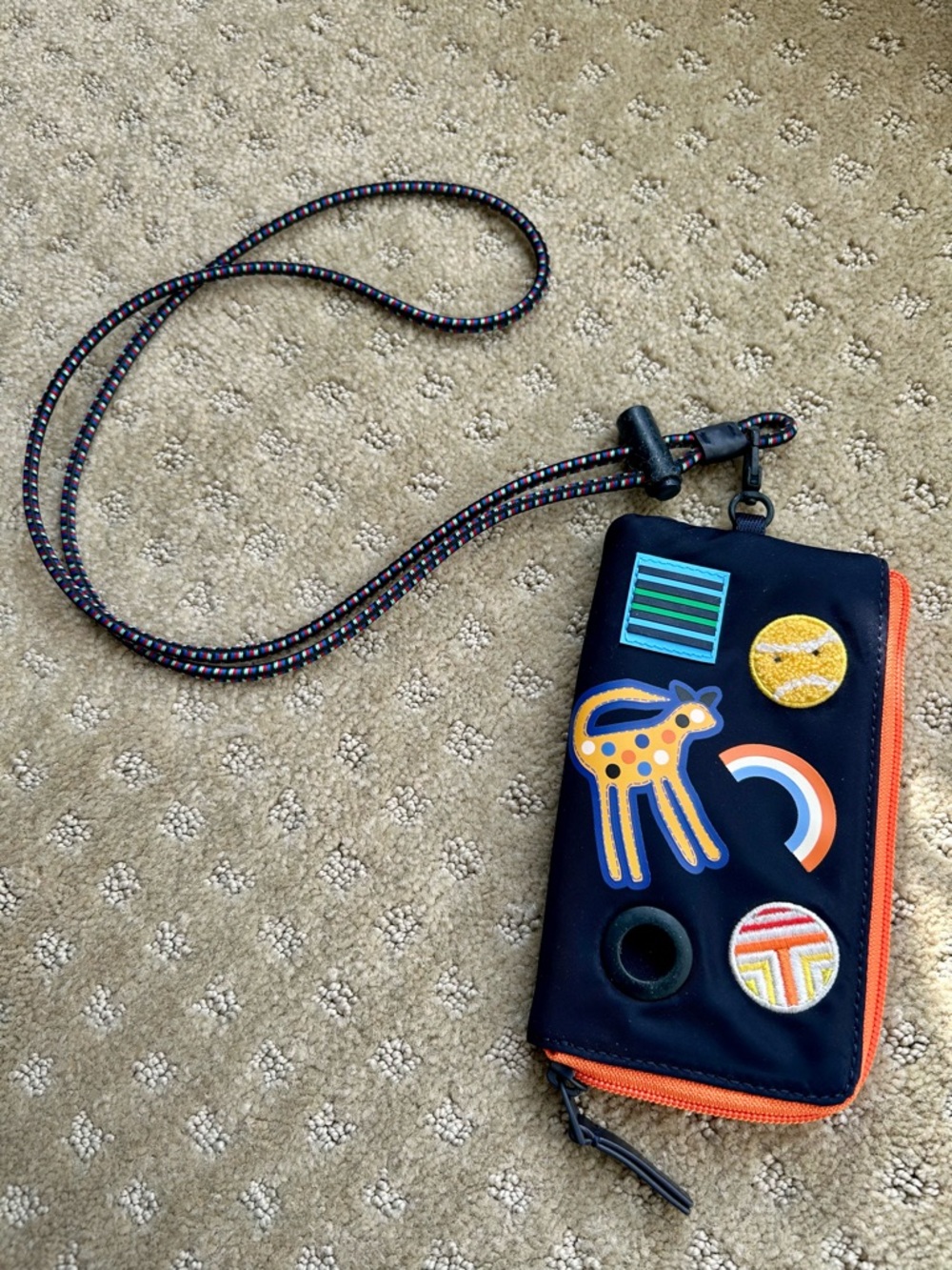 NWT Tory Burch Tory Sport Nylon Lanyard — Tory Navy
